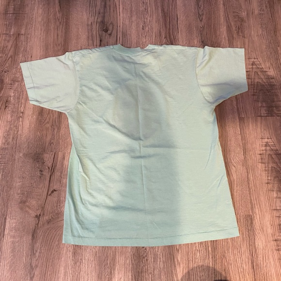 Vtg Screen Stars 90s SHAR-PEI Dog Blue Single Stitch T-Shirt Size L USA Made - Picture 2 of 7